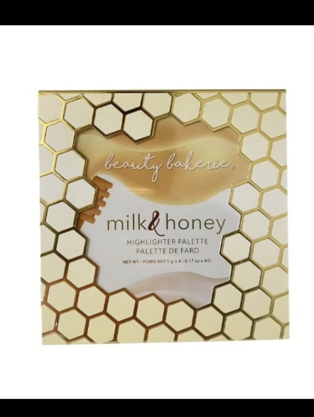 Beauty Bakerie Milk & Honey Highlighter Palette - Gold & Cream